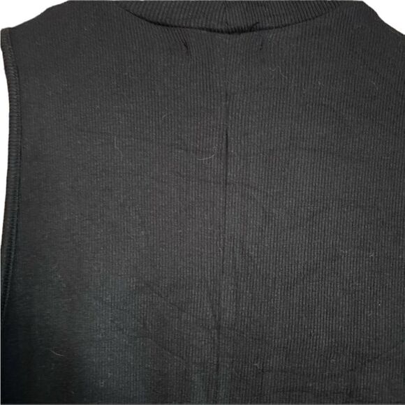 Gap black ribbed sleeveless midi dress - Picture 6 of 8